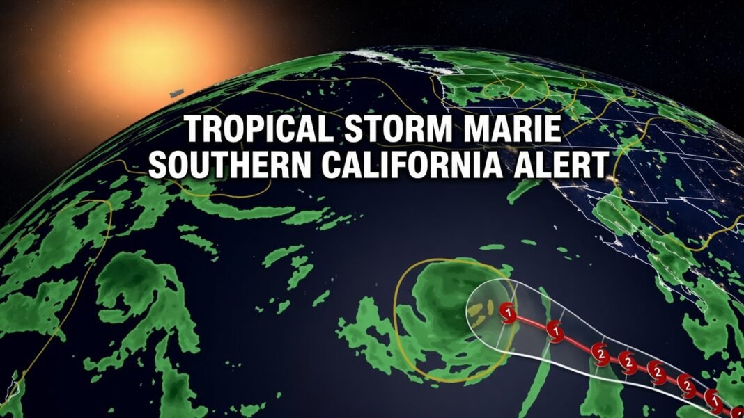 Tropical Storm Marie Southern California weather and high surf
