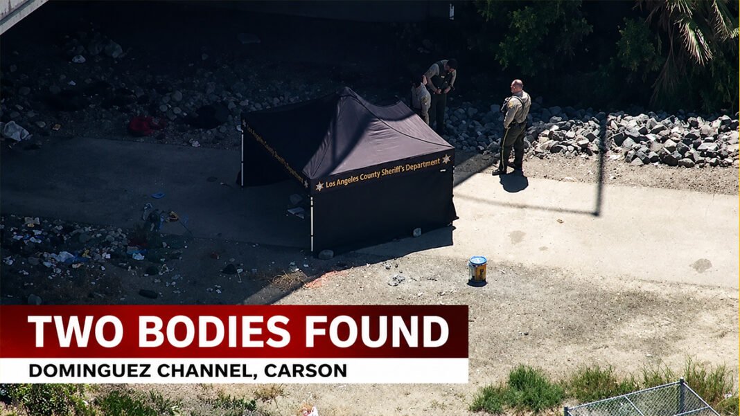 Two bodies found along Dominguez Channel in Carson